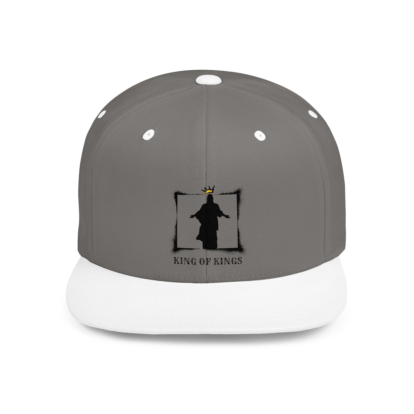 King of Kings Flat Bill Snapback Hat - Stylish Cap for Faith and Fashion