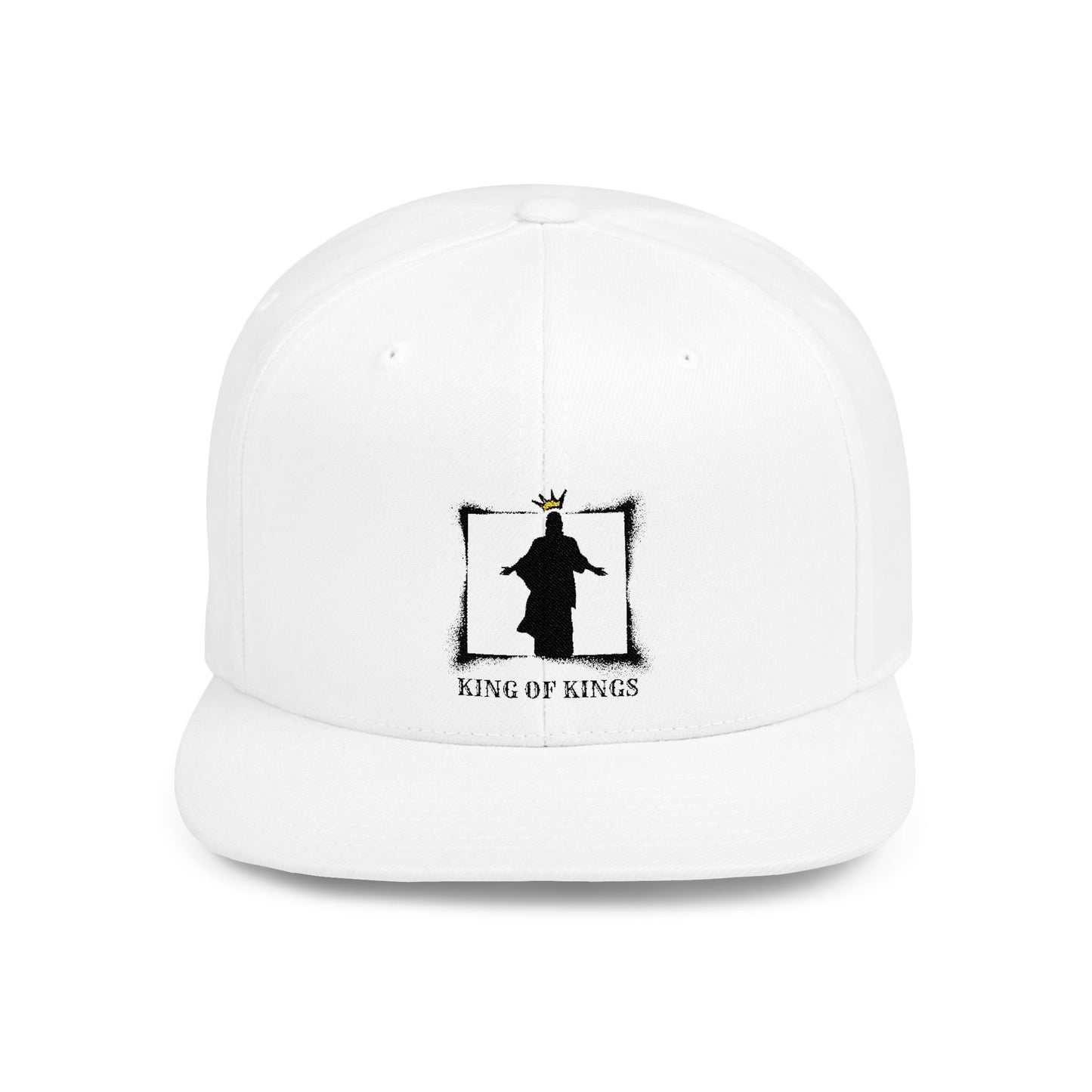 King of Kings Flat Bill Snapback Hat - Stylish Cap for Faith and Fashion