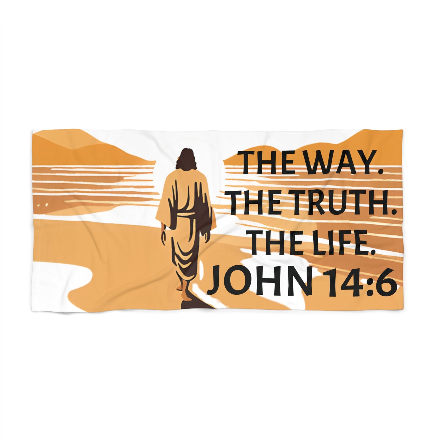 JOHN 14:6 Beach Towel