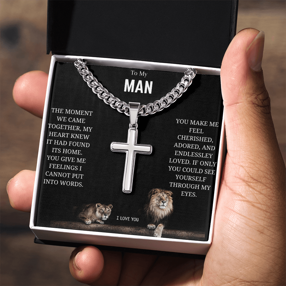 Men's Jesus Cross Chain