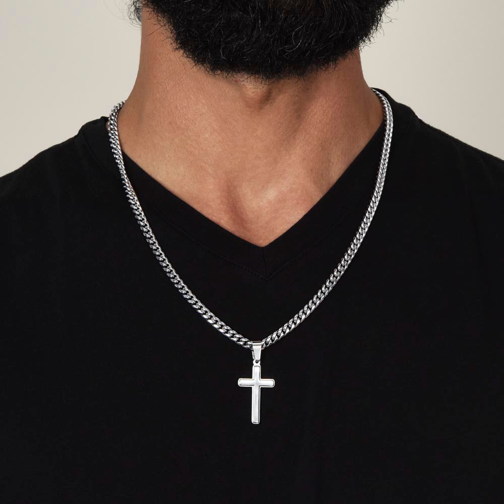 Men's Jesus Cross Chain