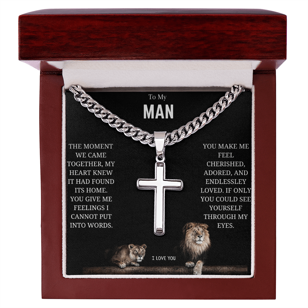 Men's Jesus Cross Chain