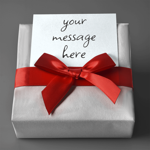 Vessel's Gift Wrap with Personalized Message