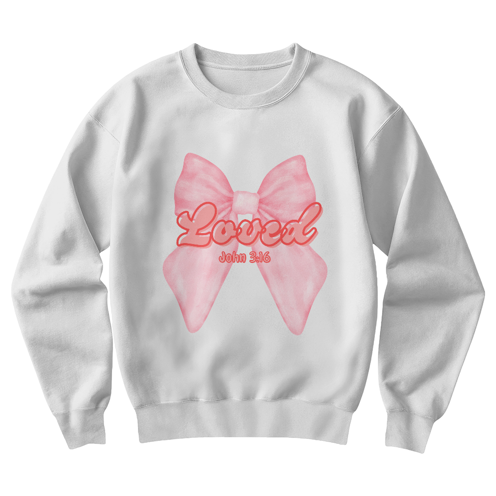 You are LOVED -John 3:16 Sweatshirt